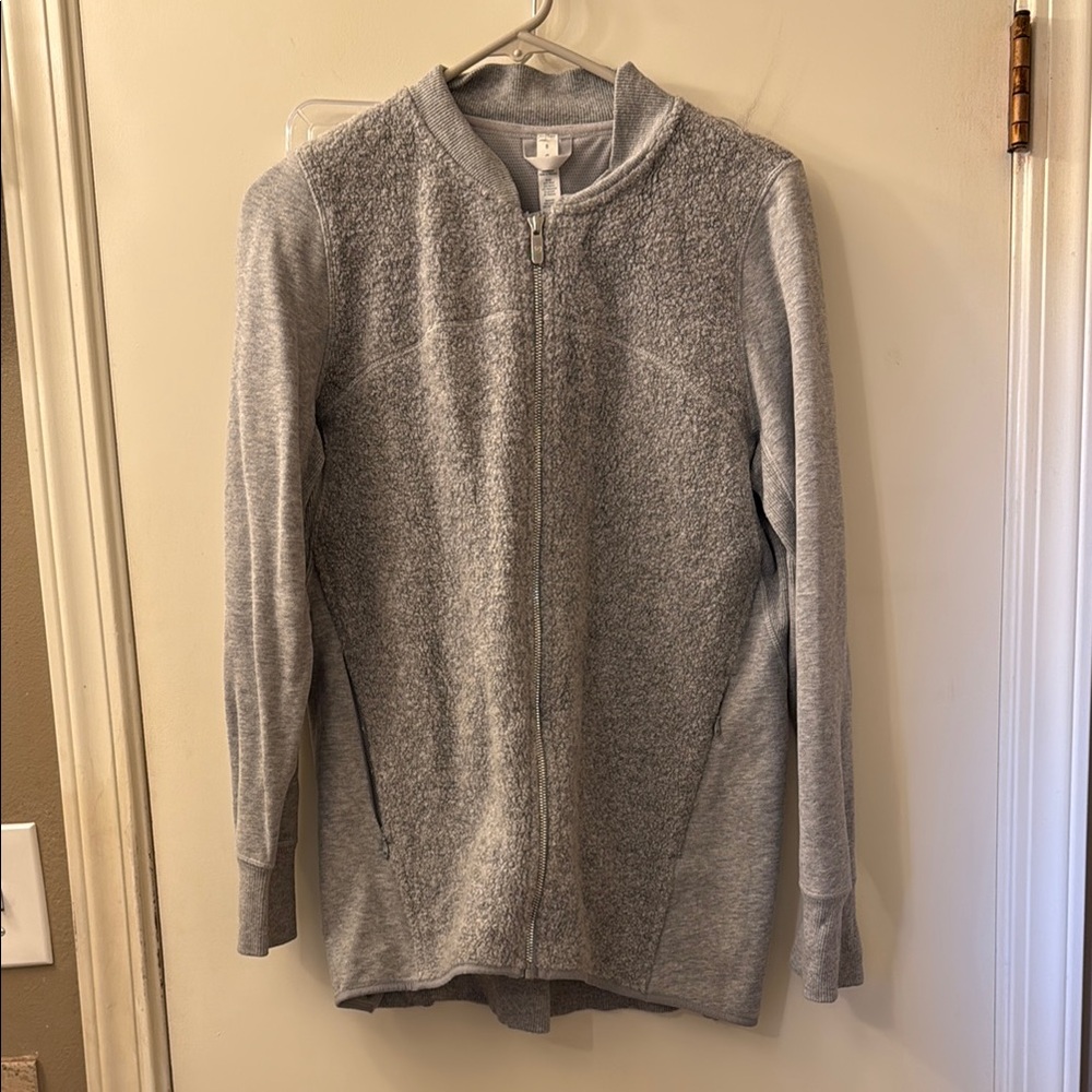 Lululemon Athletica Gray Cardigan zip up